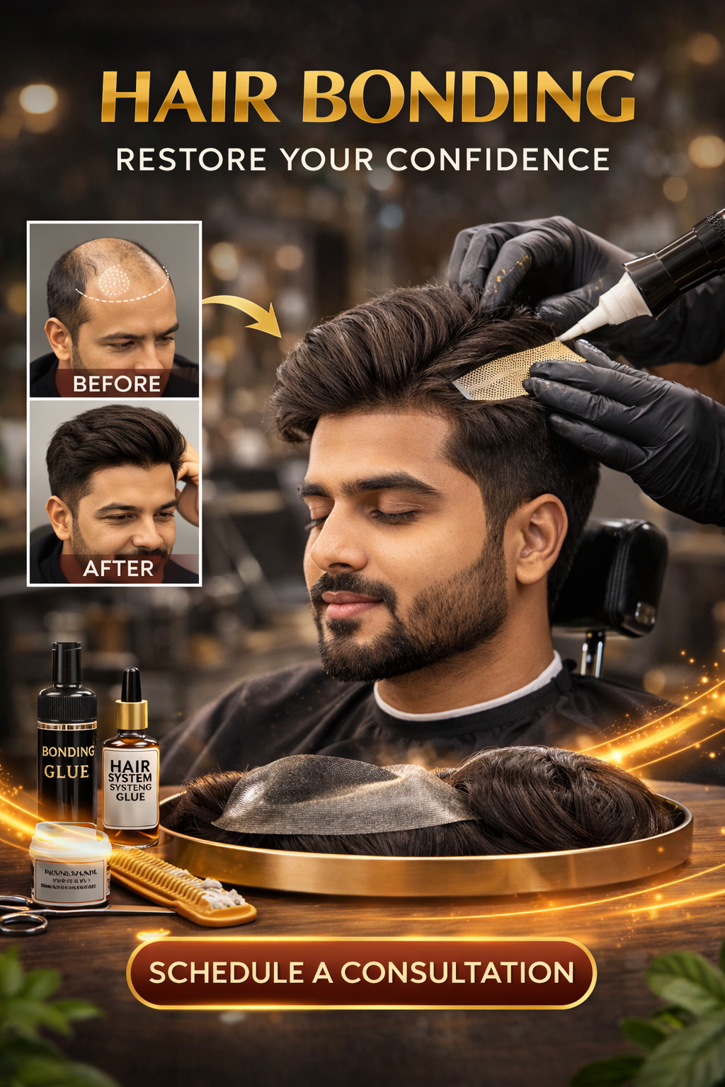 Hair Bonding Procedure